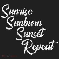 Sunrise Sunburn Sunset Repeat Vintage Beanie thumb 2