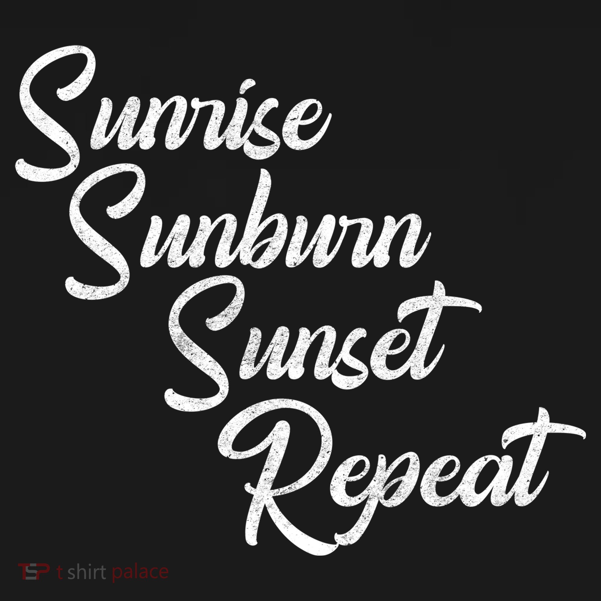 Sunrise Sunburn Sunset Repeat Vintage Mousepad