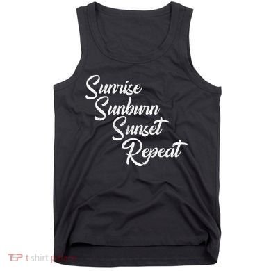 Sunrise Sunburn Sunset Repeat Vintage Tank Top