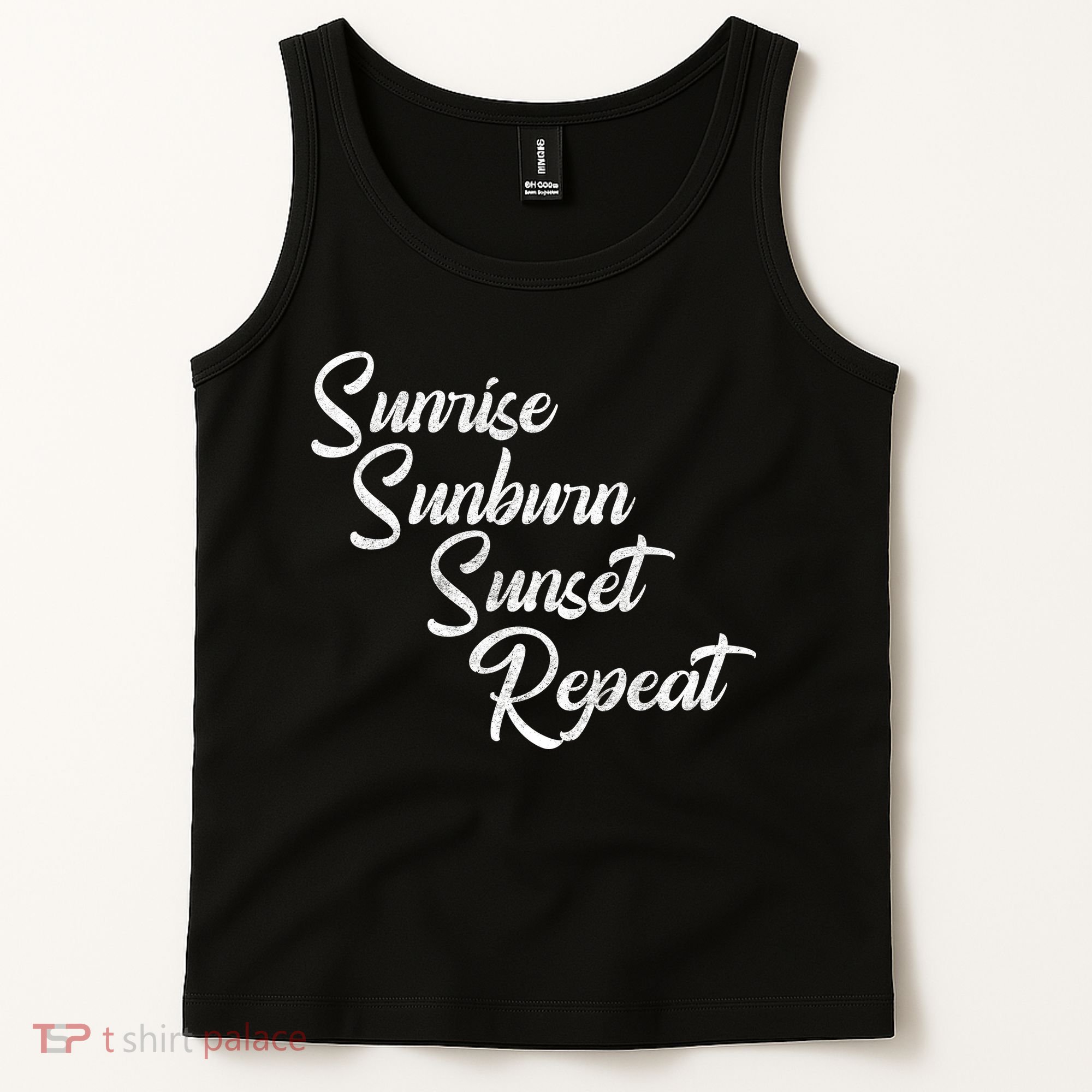 Sunrise Sunburn Sunset Repeat Vintage Tank Top
