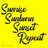 Sunrise Sunburn Sunset Repeat Vintage T-Shirt thumb 7