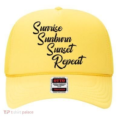 Sunrise Sunburn Sunset Repeat Vintage Hat