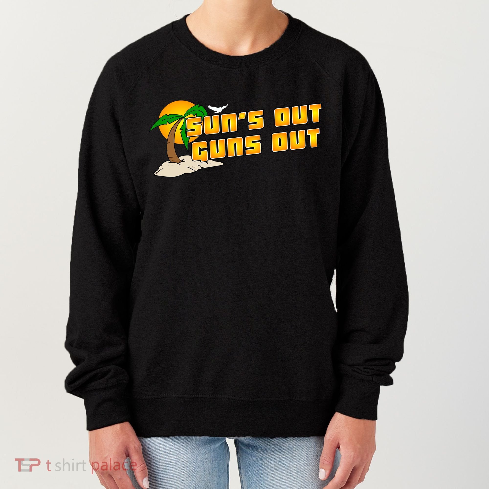 Sun's Got Guns Out Women's Sweatshirt