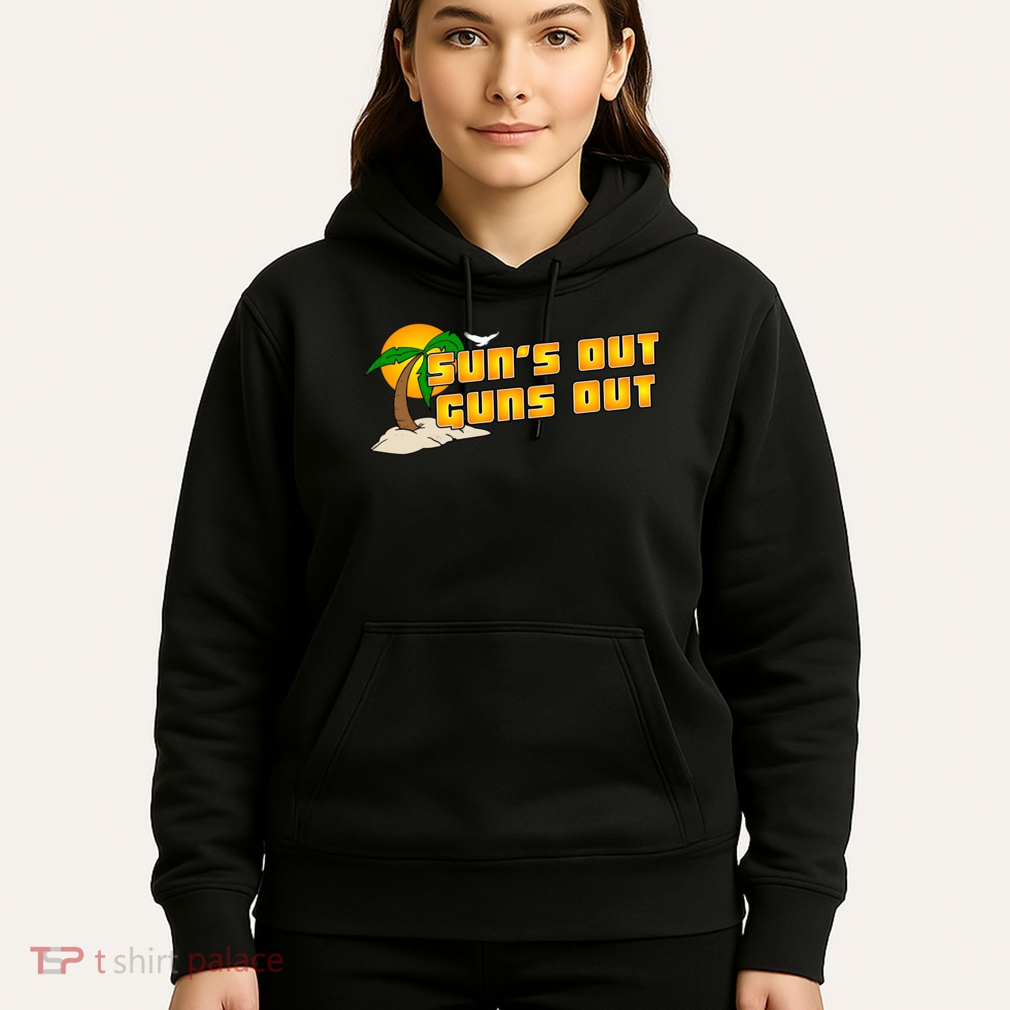 Sun's Got Guns Out Hoodie