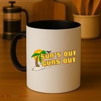Sun's Got Guns Out Coffee Mug thumb 4