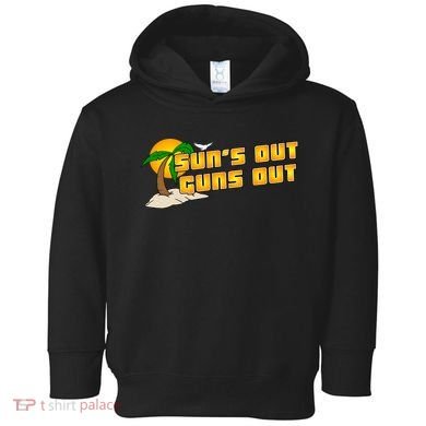 Sun's Got Guns Out Toddler Hoodie