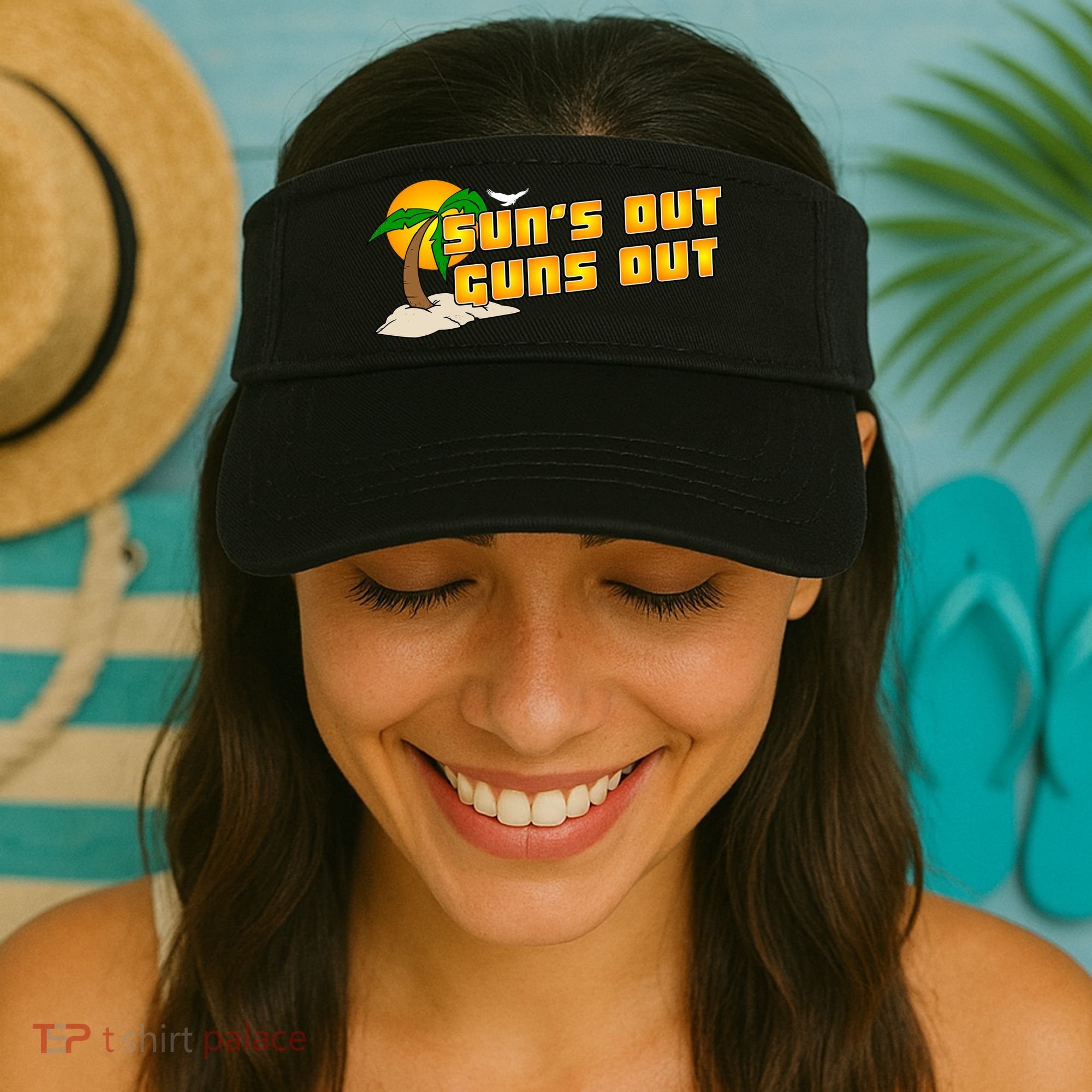 Sun's Got Guns Out Visor