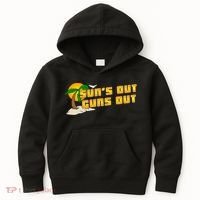 Sun's Got Guns Out Kids Hoodie thumb 0