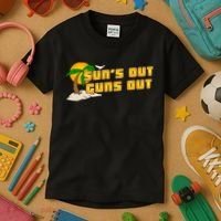 Sun's Got Guns Out Kids T-Shirt thumb 3