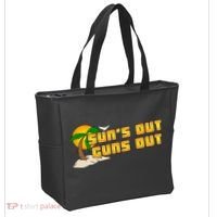 Sun's Got Guns Out Tote Bag thumb 2