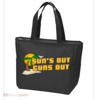 Sun's Got Guns Out Tote Bag thumb 3