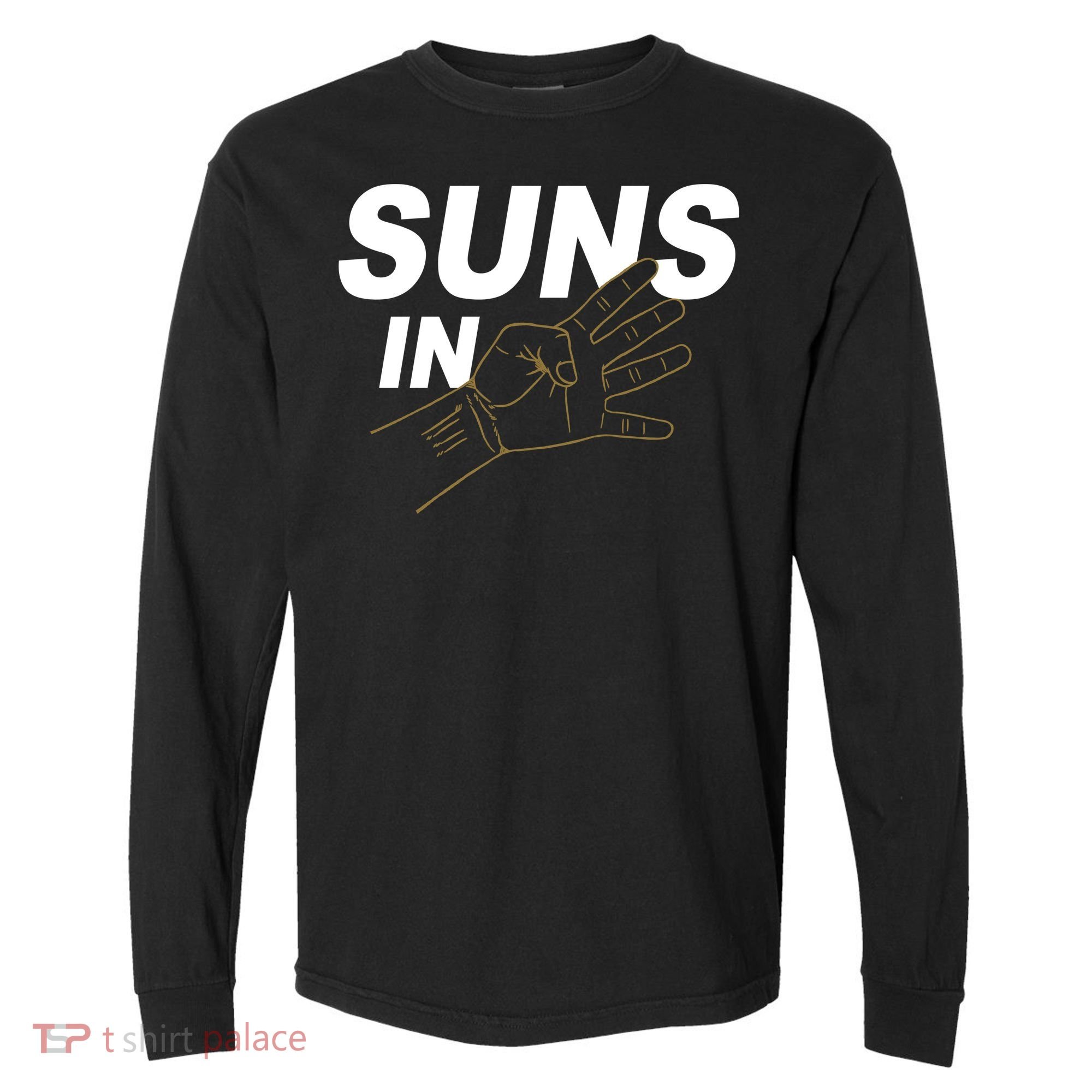 Suns In 4 Playoff Basketball Comfort Colors Heavyweight Long Sleeve T-Shirt