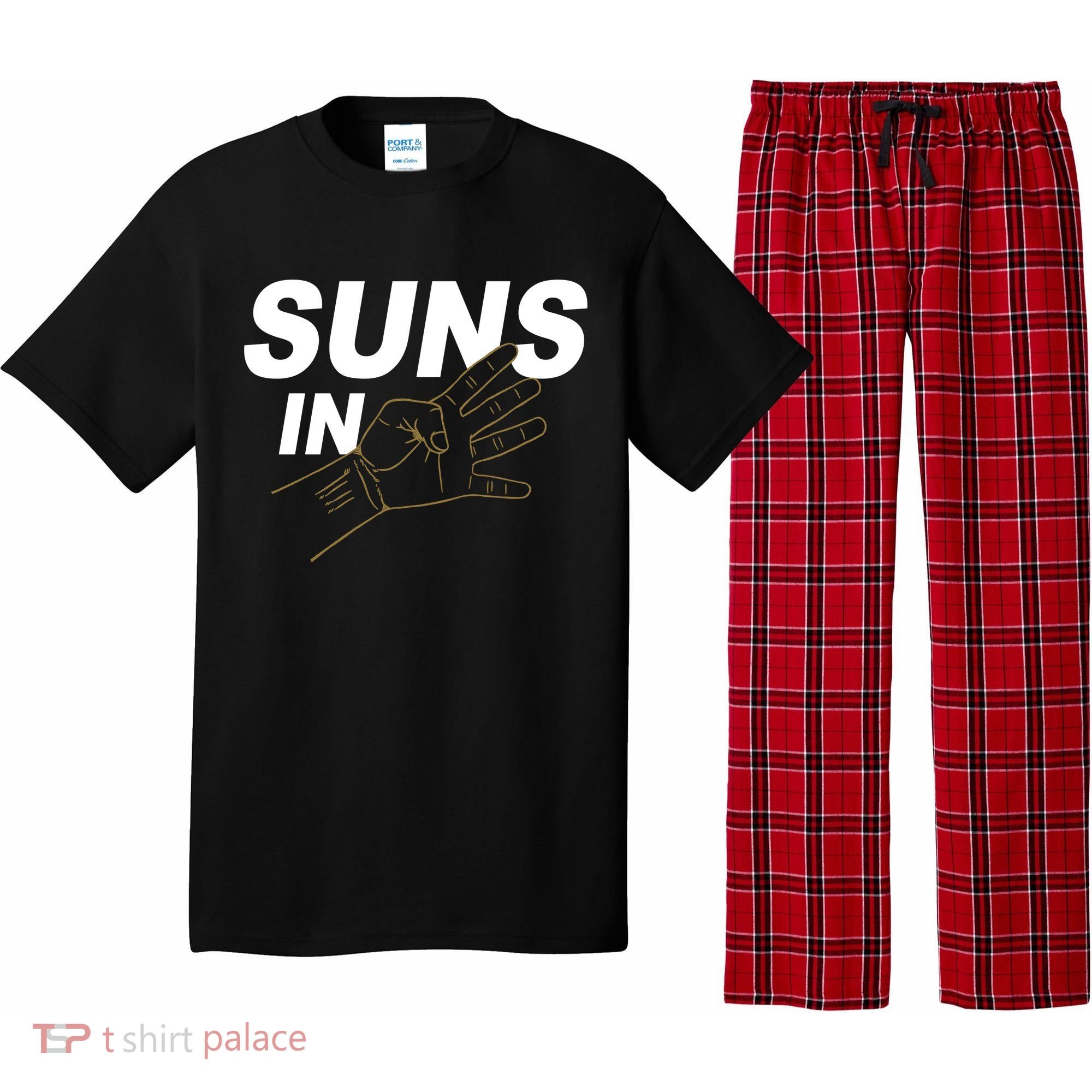 Suns In 4 Playoff Basketball Pajama Set