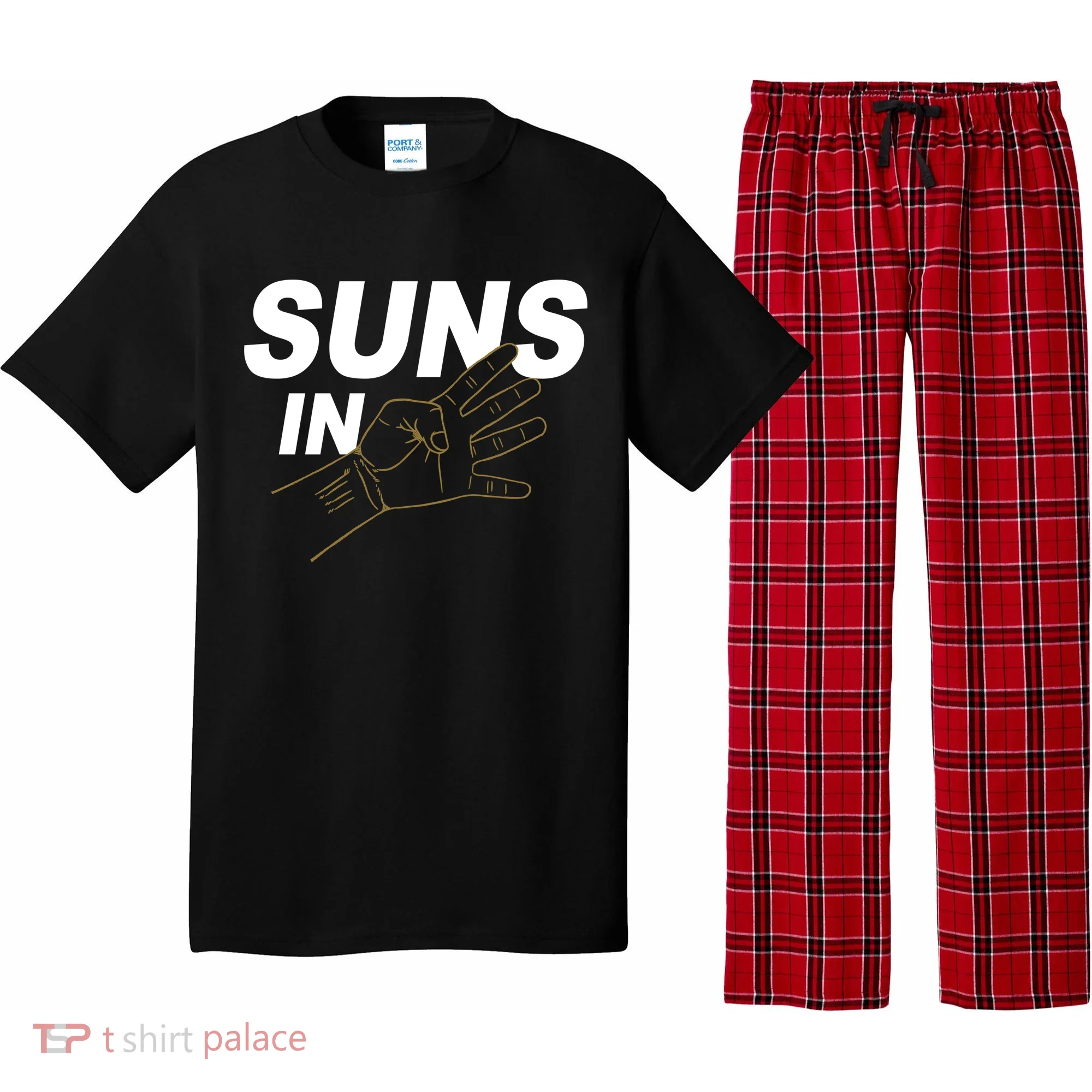 Suns In 4 Playoff Basketball Pajama Set