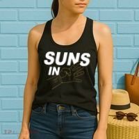 Suns In 4 Playoff Basketball Women's Tank Top thumb 2