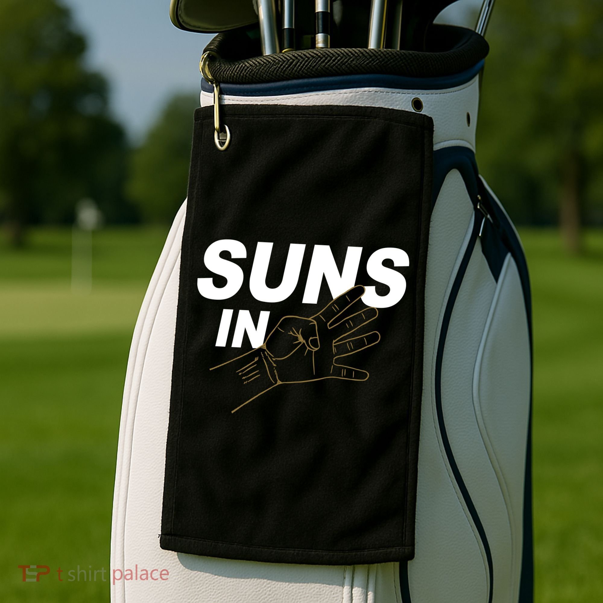 Suns In 4 Playoff Basketball Golf Towel