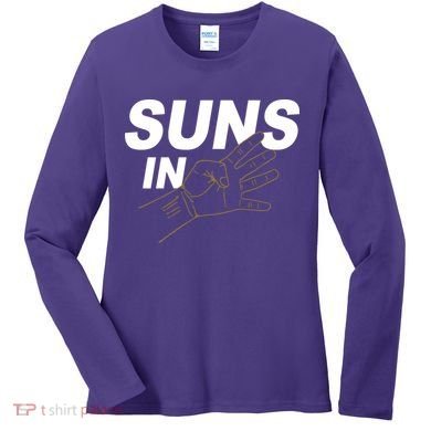 Suns In 4 Playoff Basketball Women's Long Sleeve Shirt