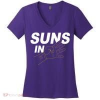 Suns In 4 Playoff Basketball Women's V-Neck T-Shirt thumb 0