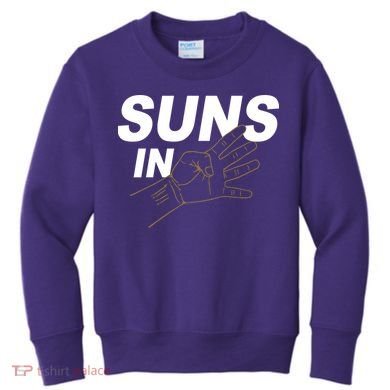 Suns In 4 Playoff Basketball Kids Sweatshirt