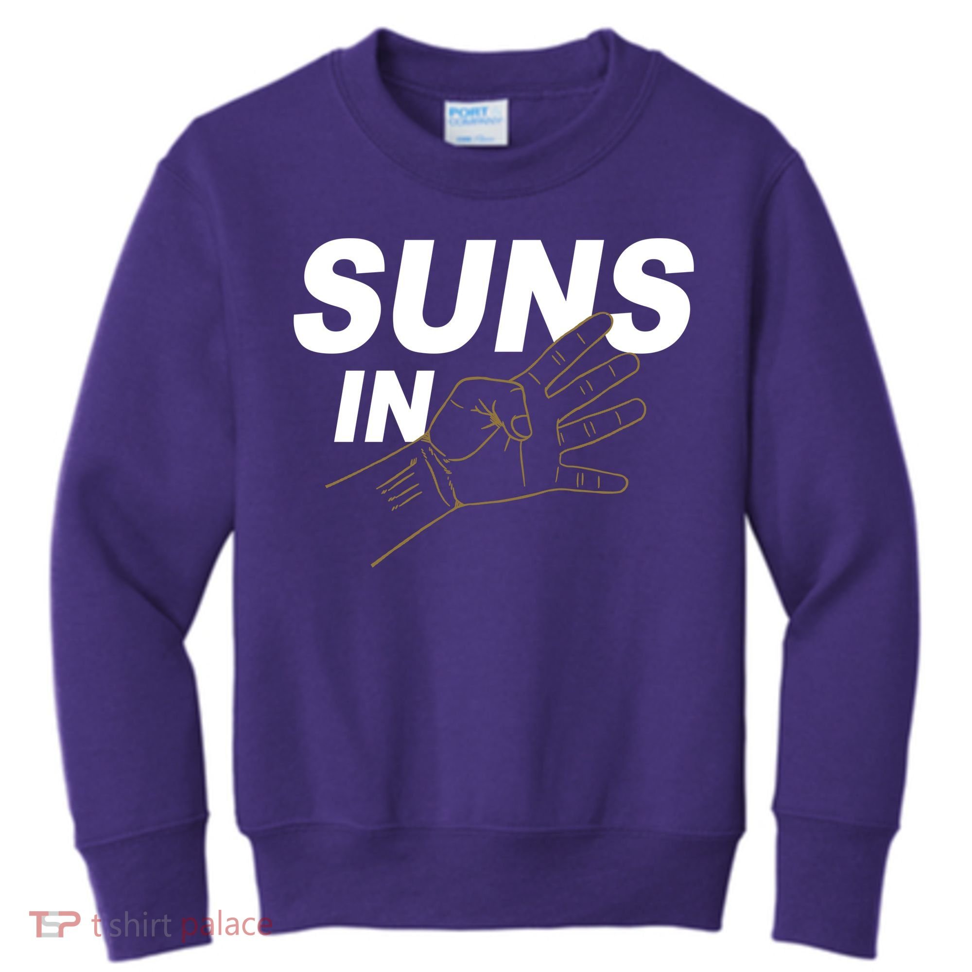 Suns In 4 Playoff Basketball Kids Sweatshirt