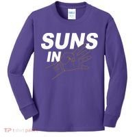 Suns In 4 Playoff Basketball Kids Long Sleeve Shirt thumb 0
