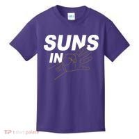 Suns In 4 Playoff Basketball Kids T-Shirt thumb 0