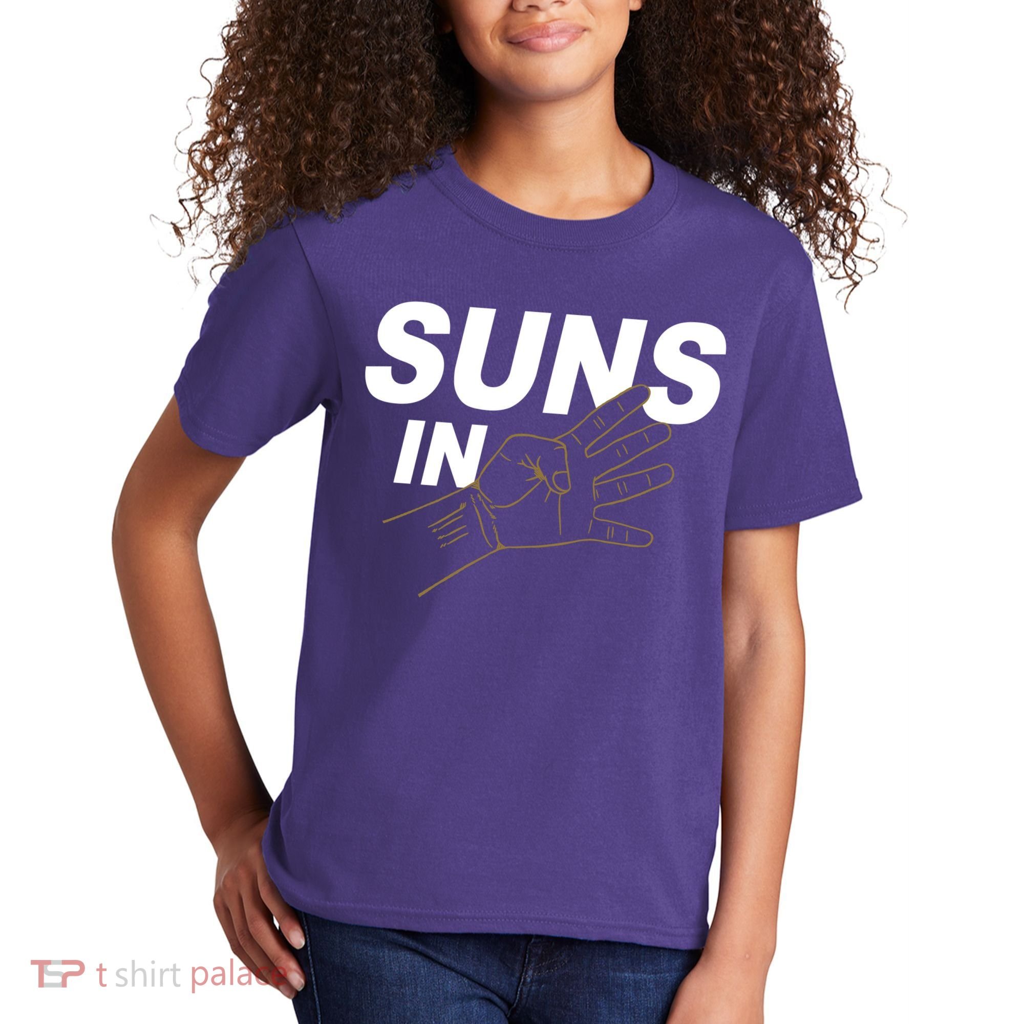 Suns In 4 Playoff Basketball Kids T-Shirt