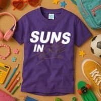 Suns In 4 Playoff Basketball Kids T-Shirt thumb 3