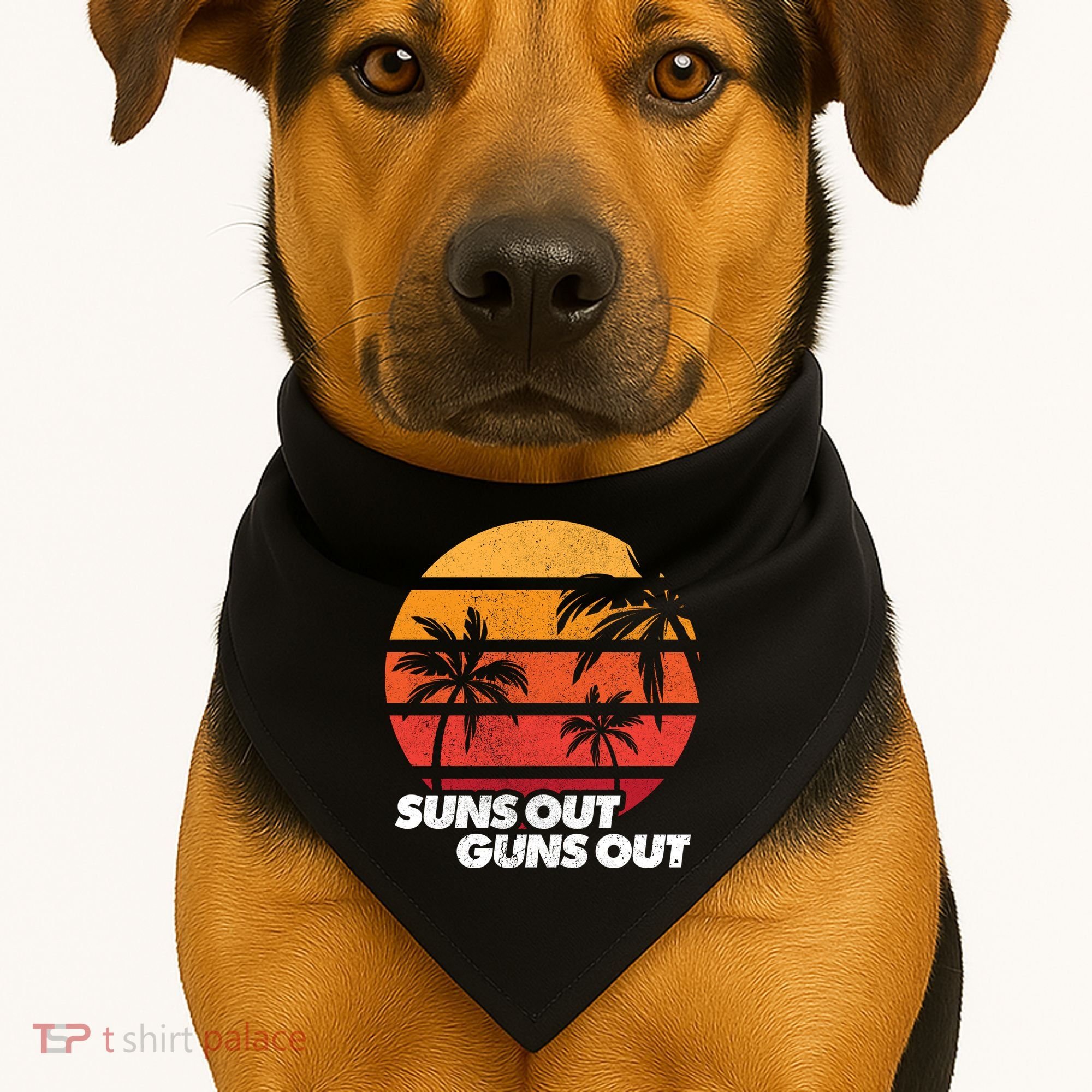 Suns Out Guns Out USA-Made Doggie Bandana