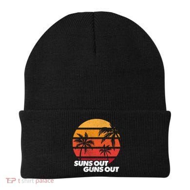 Suns Out Guns Out Beanie