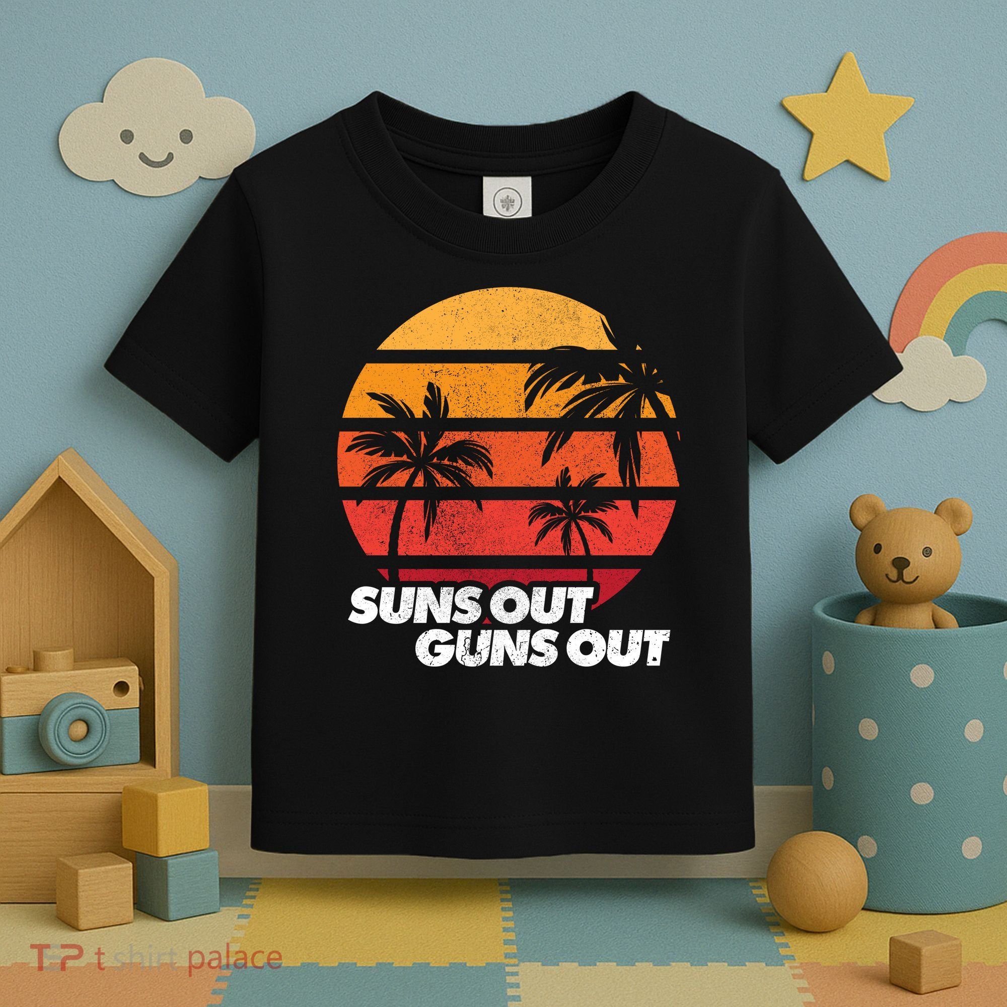 Suns Out Guns Out Toddler T-Shirt