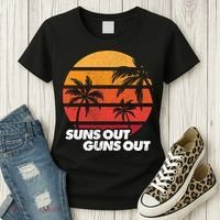 Suns Out Guns Out Women's T-Shirt thumb 3