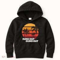 Suns Out Guns Out Kids Hoodie thumb 0