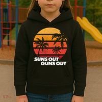 Suns Out Guns Out Kids Hoodie thumb 3