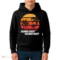 Suns Out Guns Out Kids Hoodie thumb 4