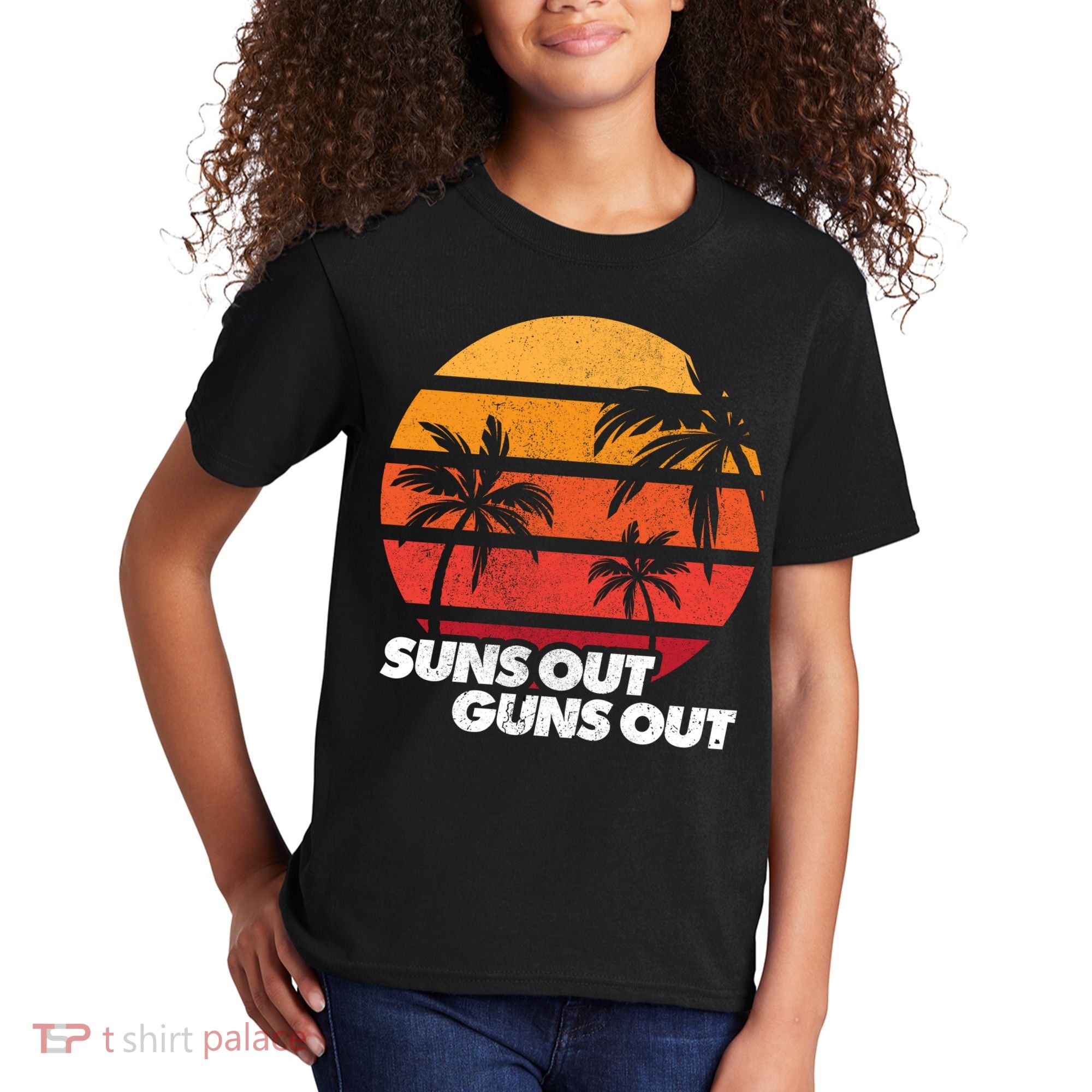 Suns Out Guns Out Kids T-Shirt