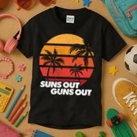 Suns Out Guns Out Kids T-Shirt thumb 3