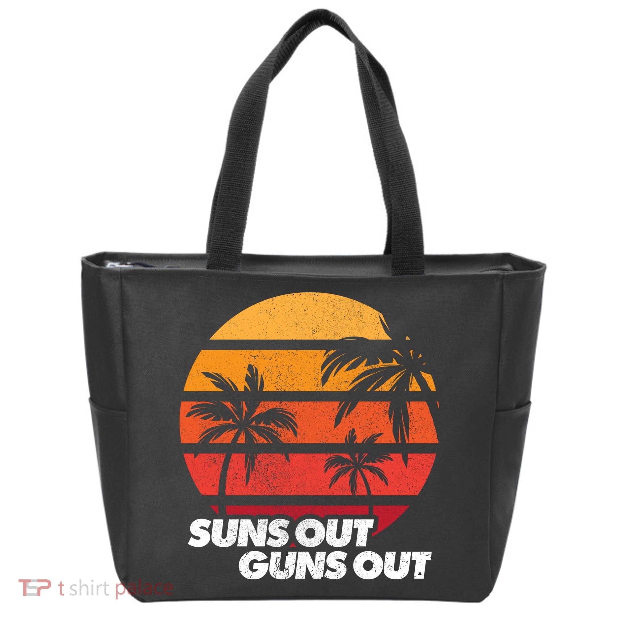Suns Out Guns Out Tote Bag