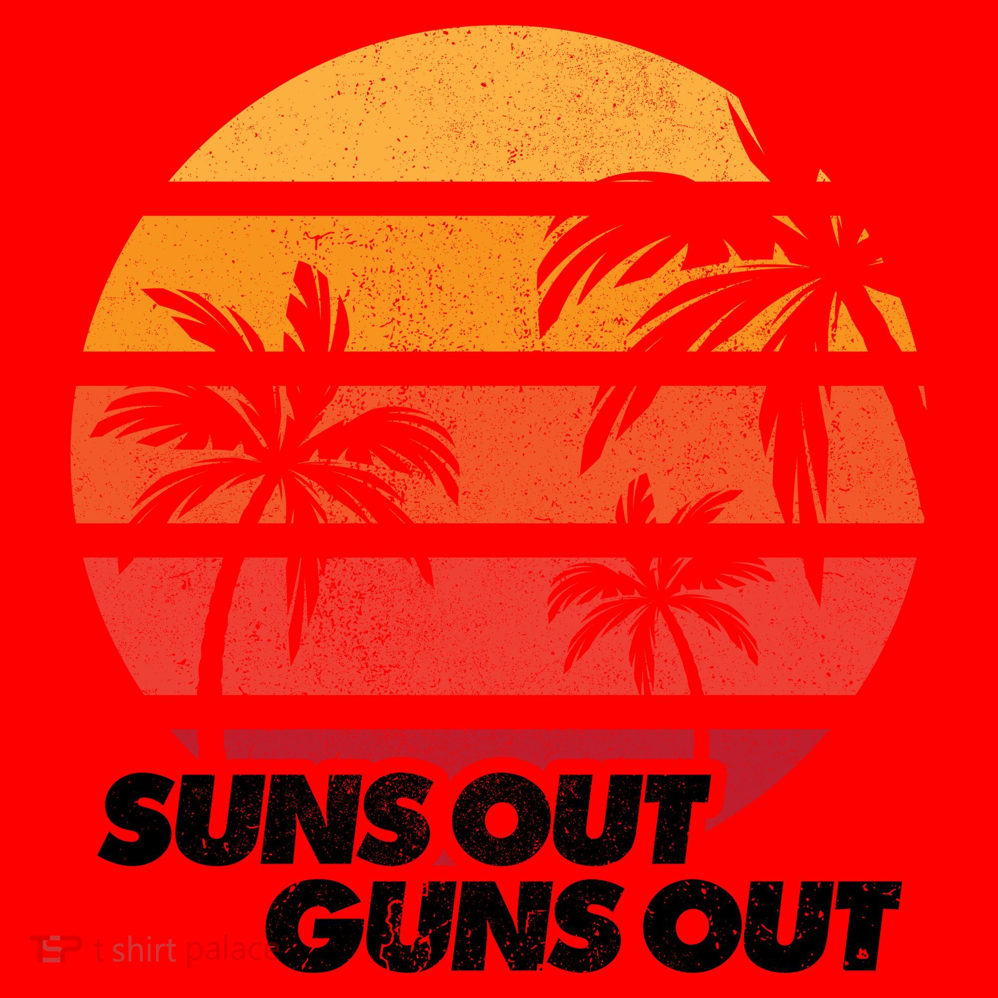 Suns Out Guns Out Santa Hat