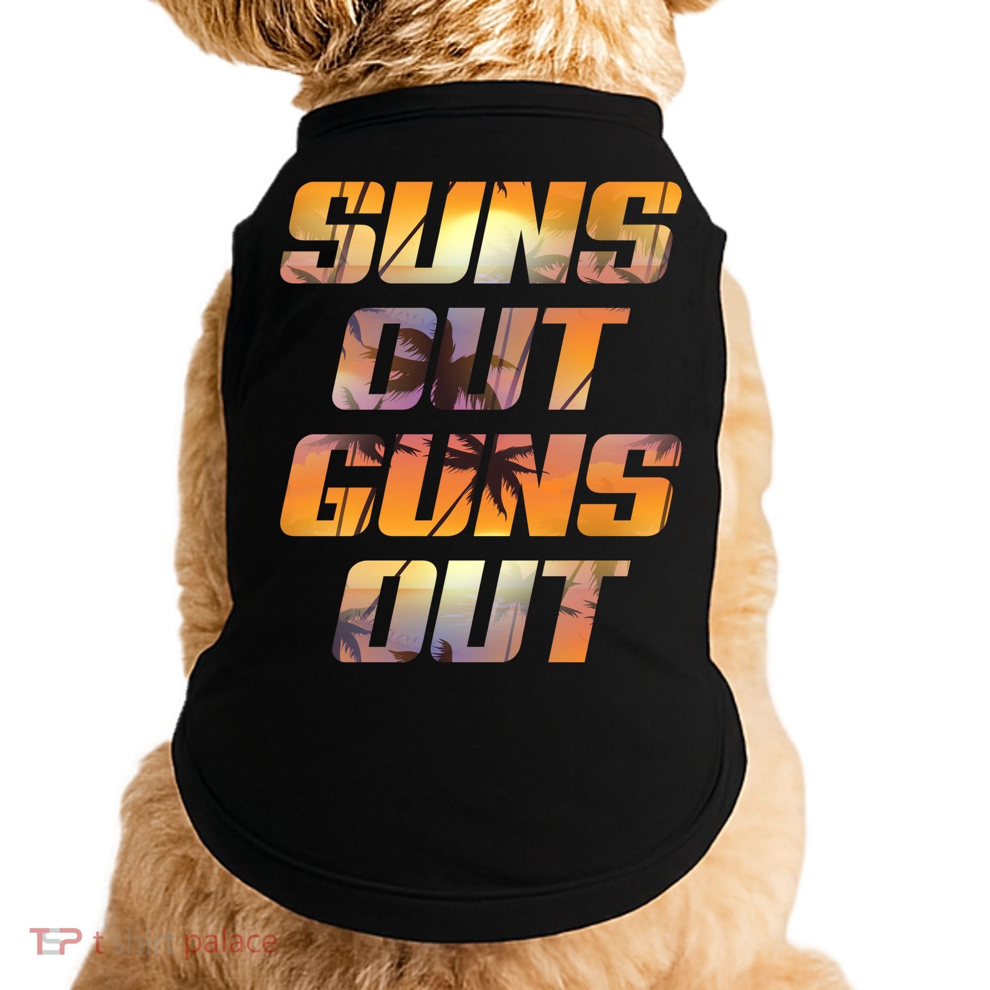 Suns Out Guns Out Summer Doggie Tank