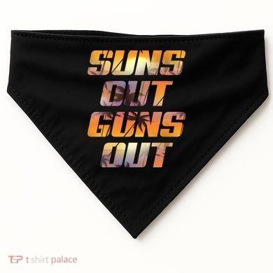 Suns Out Guns Out Summer USA-Made Doggie Bandana