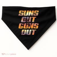 Suns Out Guns Out Summer USA-Made Doggie Bandana thumb 0