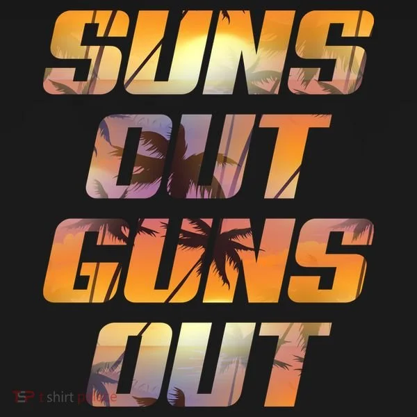 Suns Out Guns Out Summer Women's Hoodie