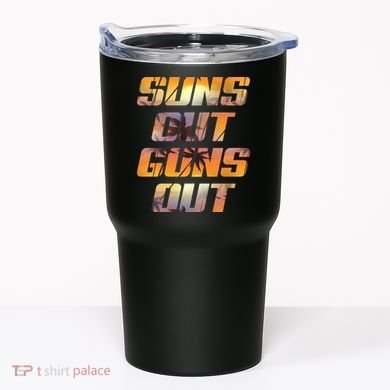 Suns Out Guns Out Summer Tumbler