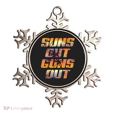 Suns Out Guns Out Summer Ornament