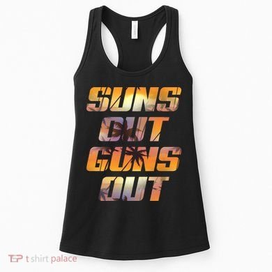 Suns Out Guns Out Summer Women's Tank Top