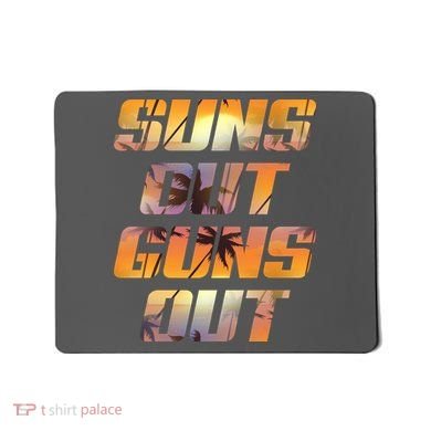 Suns Out Guns Out Summer Mousepad