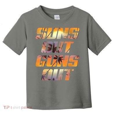 Suns Out Guns Out Summer Toddler T-Shirt