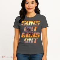 Suns Out Guns Out Summer Women's T-Shirt thumb 4