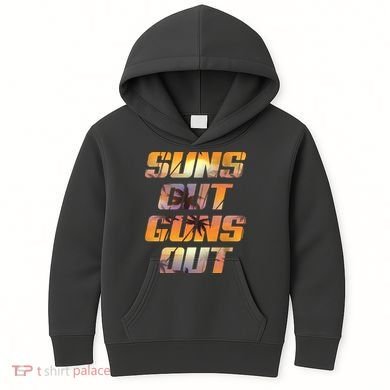 Suns Out Guns Out Summer Kids Hoodie